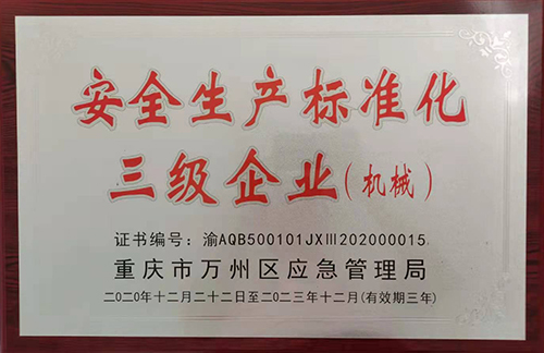 安全生产标准化企业