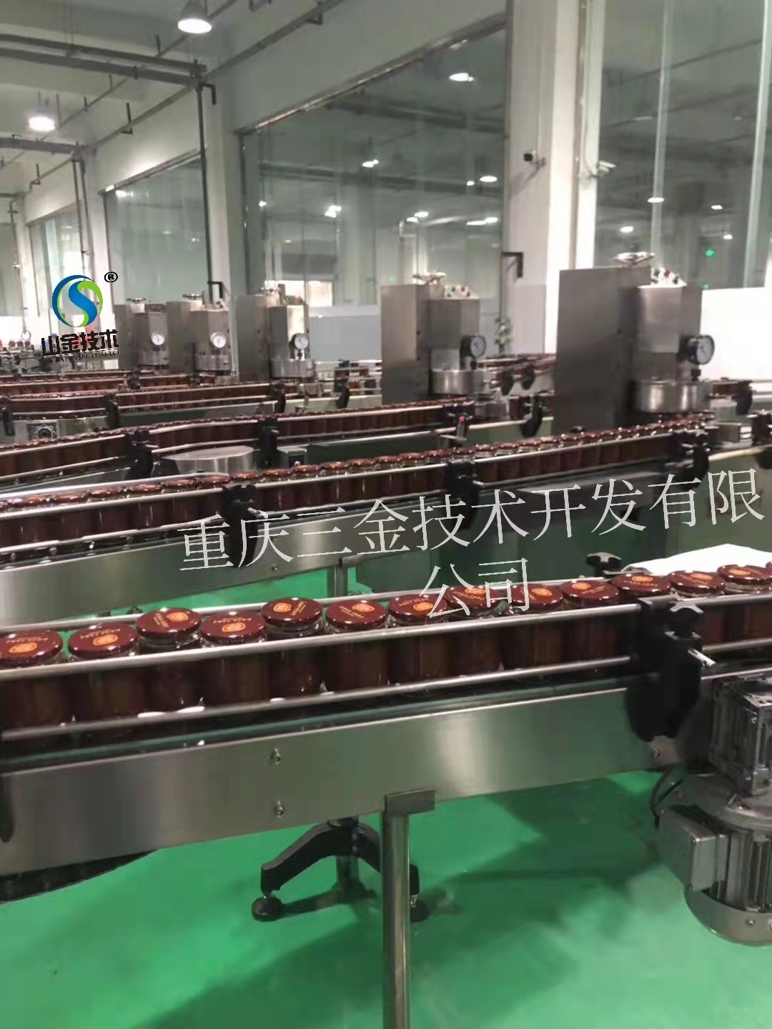 玻璃瓶真空封口生产线